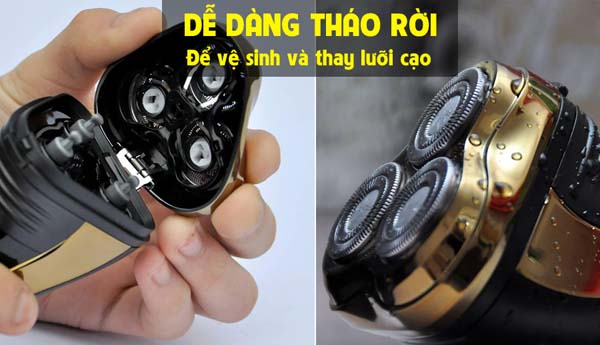 Bán buôn máy cạo râu Flyco FS-360 3 lưỡi cao cấp